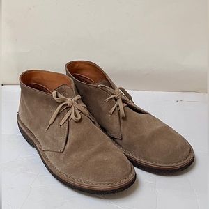 Astorflex Mens Tan Round Toe Lace Up Suede Leather Boots